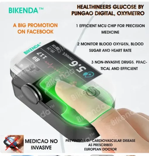 Bikenda™ Next-Generation Intelligent Multifunctional Non-Invasive Laser Blood Glucose Meter - Image 11