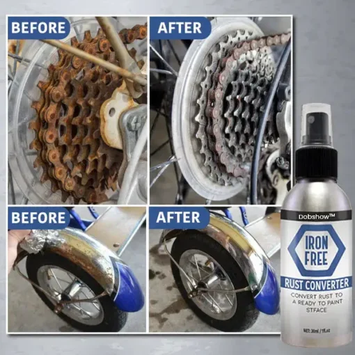 🔧Dobshow™ IRONFREE rust conversion spray (𝟟𝟘% 𝕆𝔽𝔽 𝗘𝗡𝗗𝗦 𝗜𝗡 𝟭𝟬 𝗠𝗜𝗡𝗨𝗧𝗘𝗦)