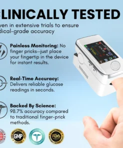 Glycenx™ Precision Glucose Monitoring Device -LIMITED-TIME OFFER | Finger Pricking No More! 💕