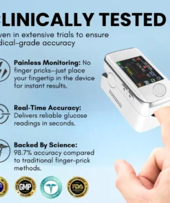 HERMSA™ Noninvasive Laser-Precision Glucose Monitor