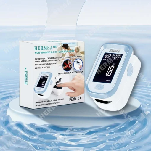 Hermsa™ Precision Noninvasive Bluetooth Blood Glucose and Ketone Testing Medical Device - Image 9