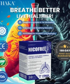 Luhaka™ Nicofree Tar Removal & Quit Smoke Support