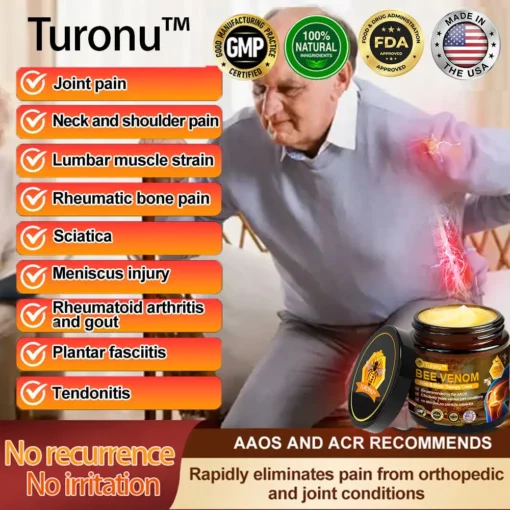 Turonu™ Bee Venom Joint & Bone Therapy Cream