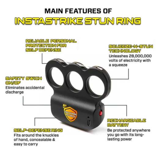 INSTASTRIKE Extreme 28,000,000 Suptruck Knuckle Stun Ring